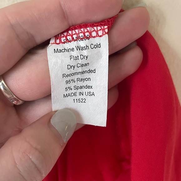 Nordstrom Red Strapless Smock Romper - Picture 8 of 12
